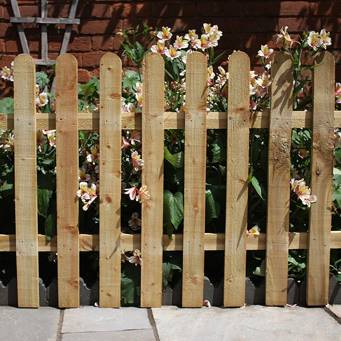 Sturdy Picket Fence Panel - Treated