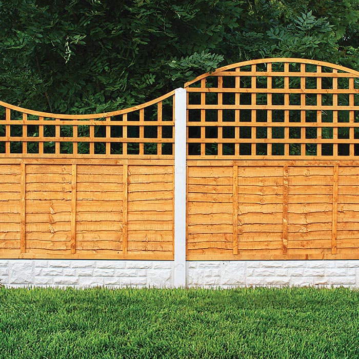 Sturdy Wave Trellis Fence Panel John Grimes Fencing